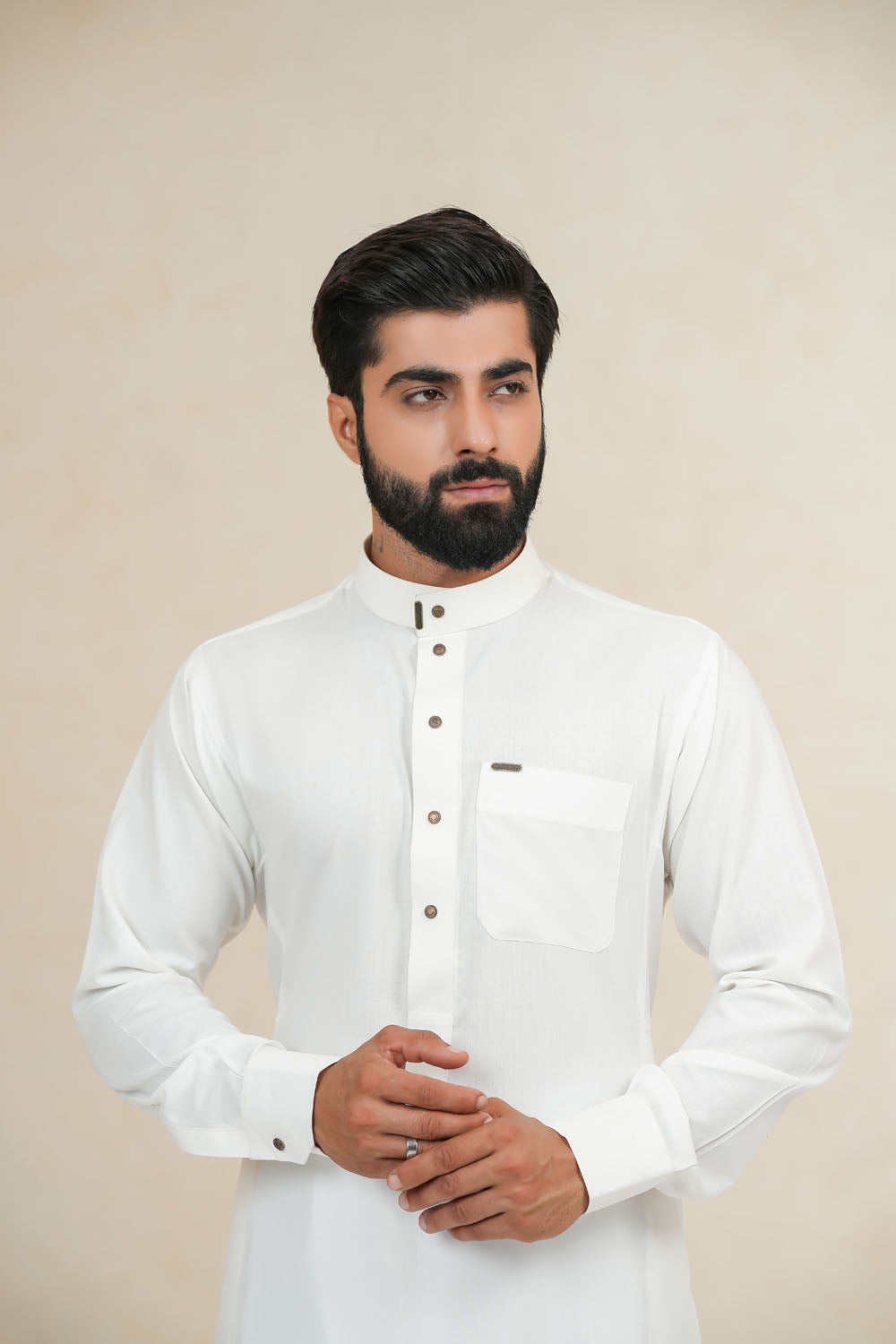 Off-White Saudi Jubbah by Al Deebaj, photo 5