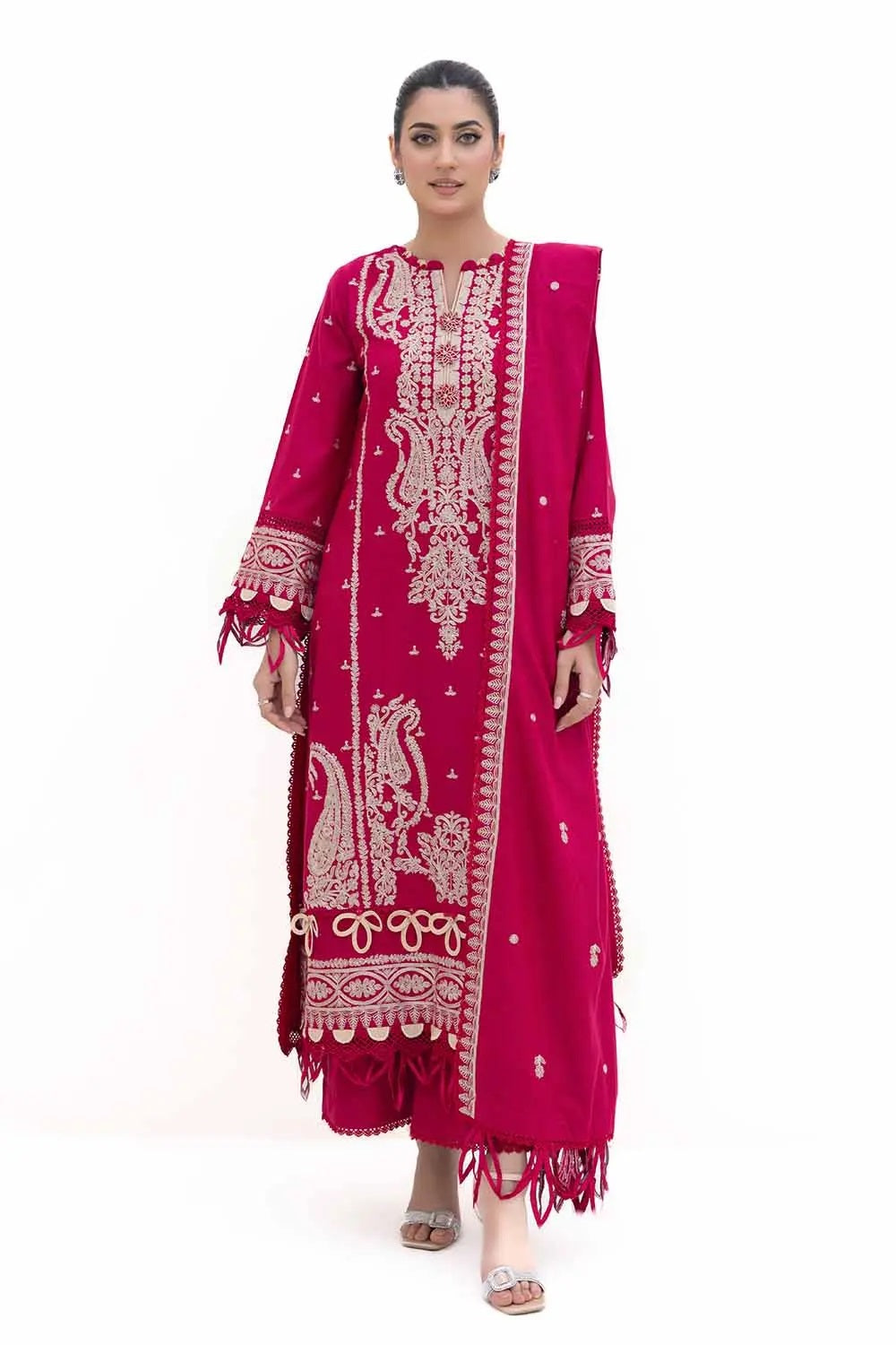 Gul Ahmed Acrylic Pashmina AP-42014 – Gul Ahmed 3-piece unstitched suit