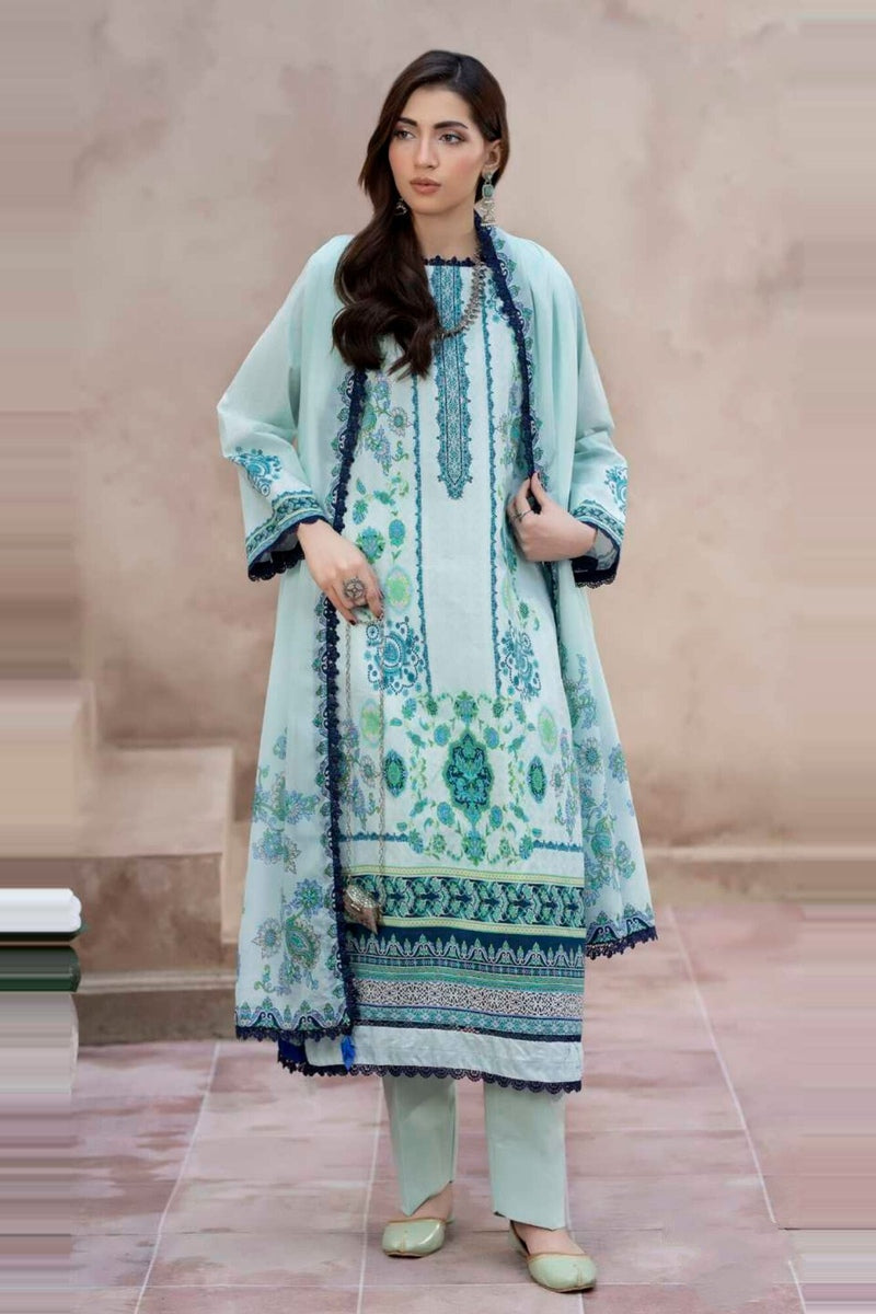 Al Zohaib Colors Print Lawn CDP-06 – Al Zohaib 3-piece unstitched suit