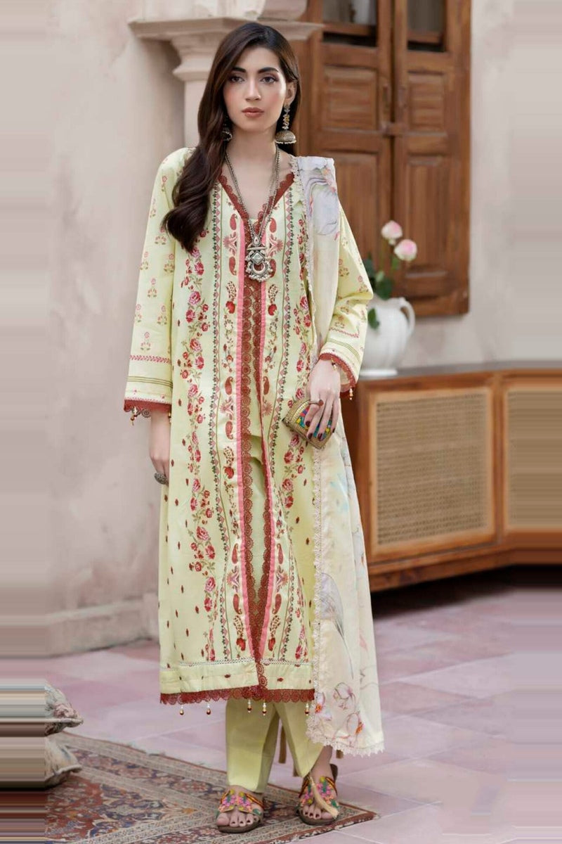 Al Zohaib Colors Print Lawn CDP-09 – Al Zohaib 3-piece unstitched suit