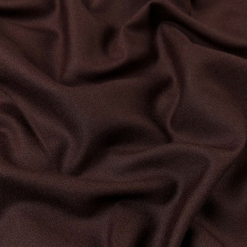 Alpine Velvet – Chocolate, plain velvet fabric by the meter