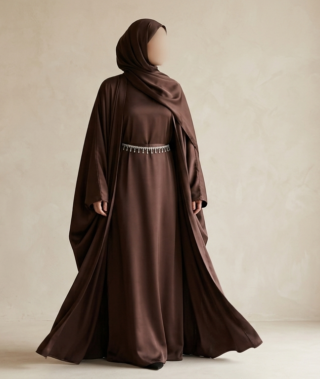Amani Brown Abaya by Leema, photo 3