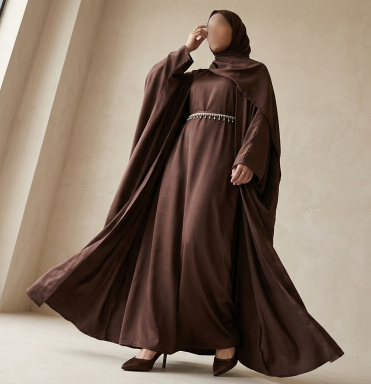 Amani Brown Abaya by Leema, photo 2