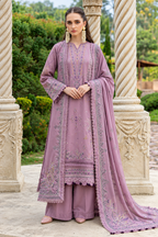 Florent Serenity Winter (Azure) – Florent 3-piece unstitched suit