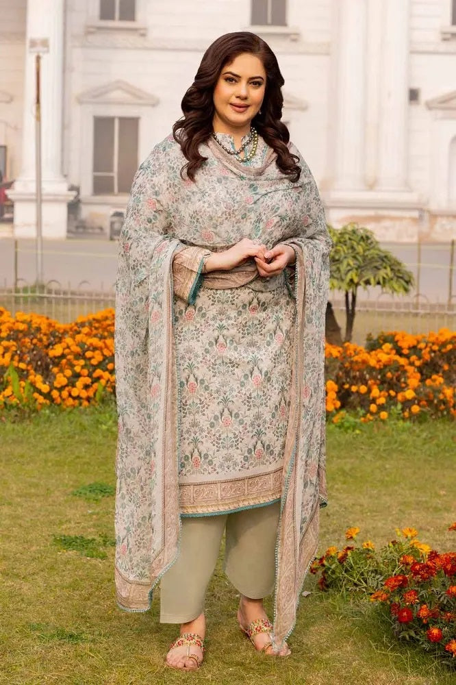 Gul Ahmed Lawn BM-42012 – Gul Ahmed 3-piece unstitched suit