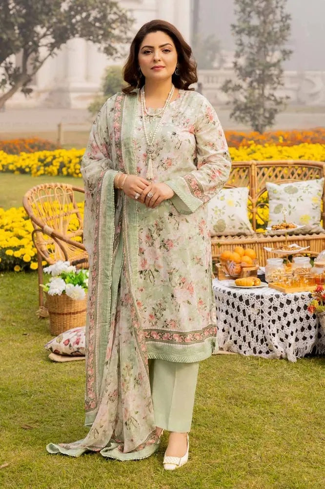 Gul Ahmed Lawn BM-42013 – Gul Ahmed 3-piece unstitched suit