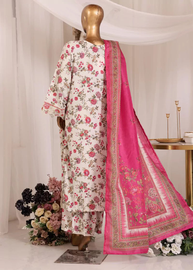 Chikankari Lawn 3-Piece Stitched Suit by Bin Saeed, photo 2
