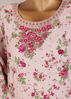 Chikankari Pastel Pink Lawn 3-Piece Luxury Pret Suit by Bin Saeed, photo 4