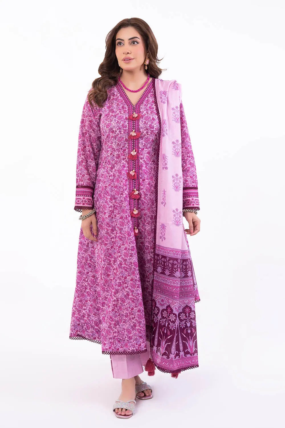 Gul Ahmed Lawn CL-52372A – Gul Ahmed 3-piece unstitched suit