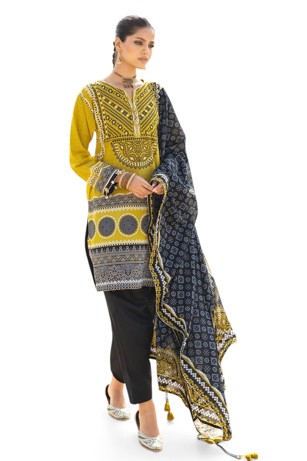 Gul Ahmed Lawn CL-62173B – Gul Ahmed 3-piece unstitched suit