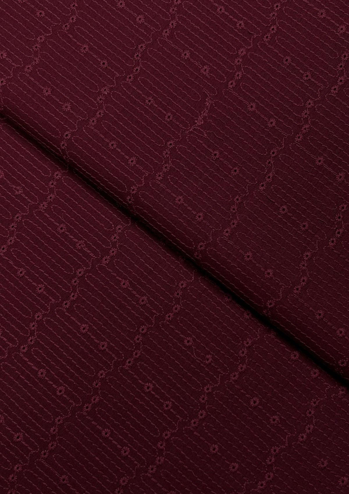 Chikankari Lawn – Maroon fabric