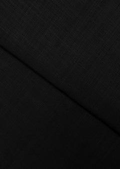 Cross Slub Khaddar – Black fabric