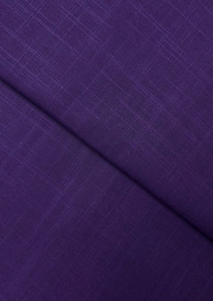 Cross Slub Khaddar – Plum, plain khaddar fabric by the meter