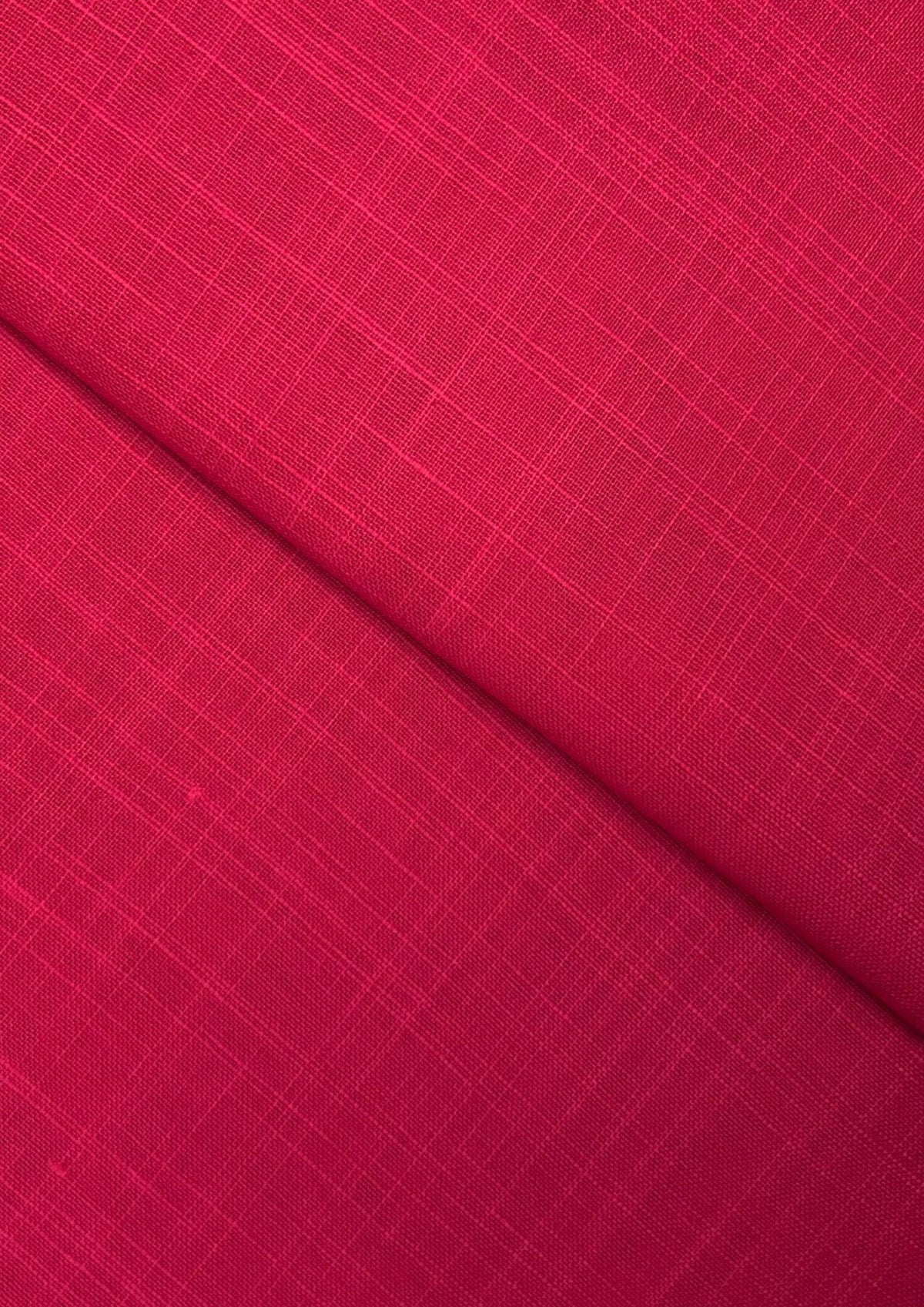 Cross Slub Khaddar – Rose fabric