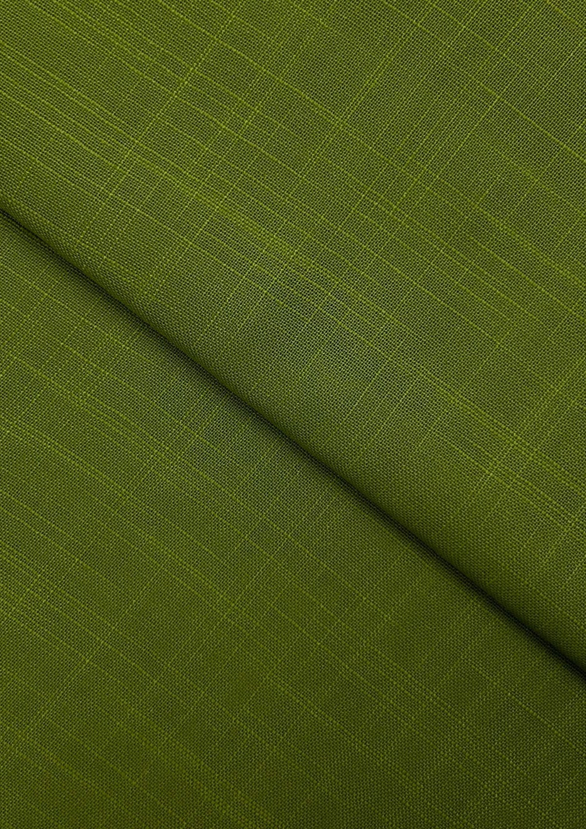 Cross Slub Khaddar – Green fabric