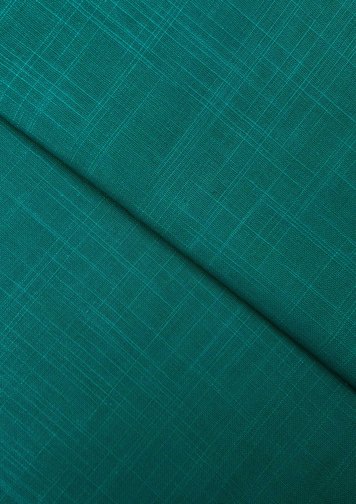 Cross Slub Khaddar – Sea Green fabric