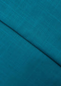Cross Slub Khaddar – Teal fabric