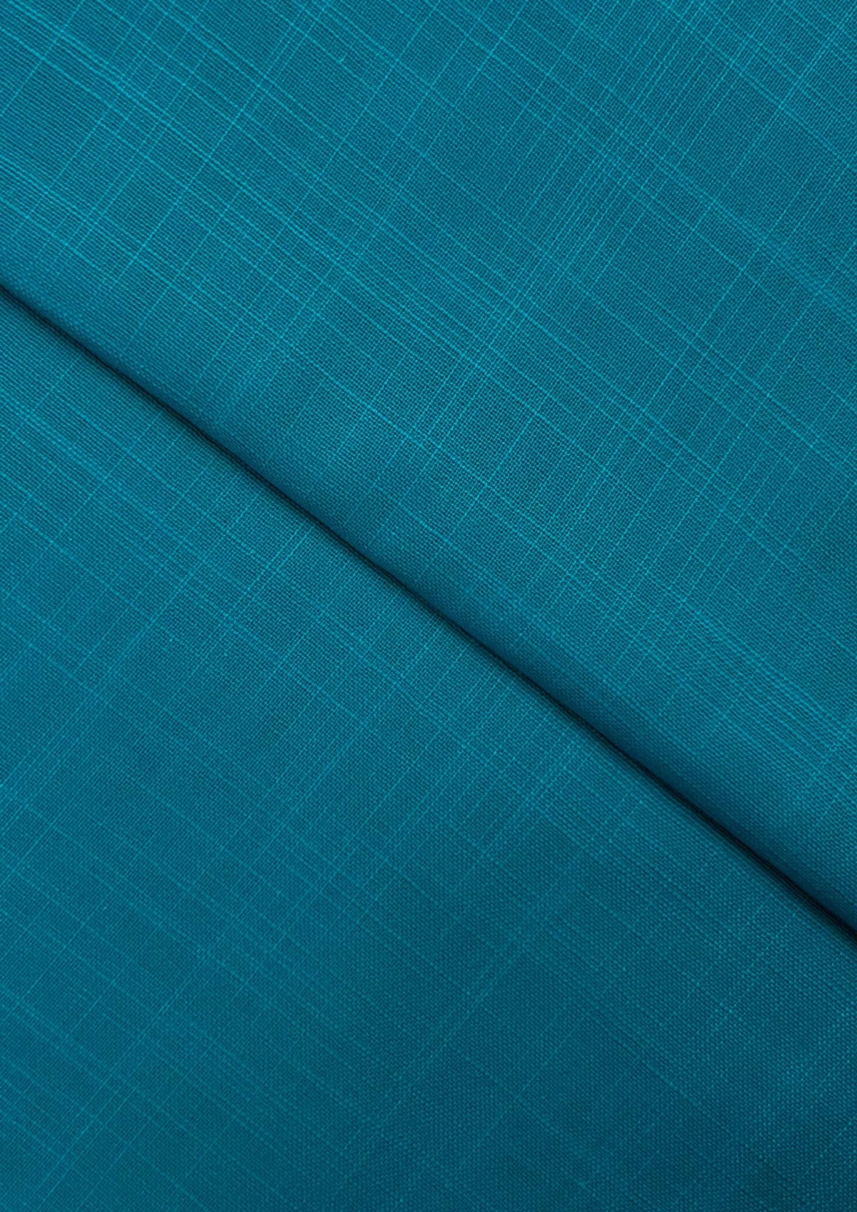 Cross Slub Khaddar – Teal fabric