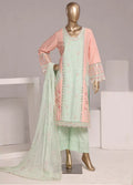 Embroidered Mint Green Lawn 3-Piece Stitched Suit by Bin Saeed