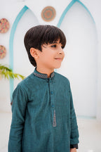 Green Self Kids Kurta by Al Deebaj, photo 2