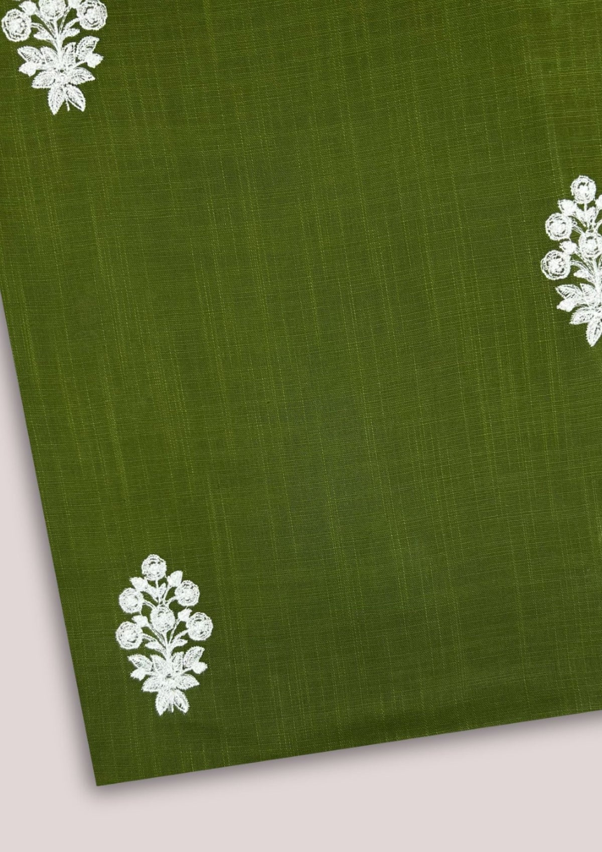 Embroidered Khaddar – Parrot fabric