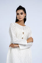 Embroidered White Lawn 2-Piece Unstitched Suit by The Fabric Store, photo 3