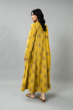 Embroidered Oliv Green Karandi Lawn 3-Piece Unstitched Suit by The Fabric Store, photo 2