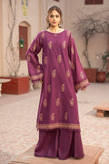 Embroidered Purple Lawn 2-Piece Unstitched Suit by The Fabric Store