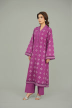 Embroidered Purple Lawn 2-Piece Unstitched Suit by The Fabric Store, photo 2