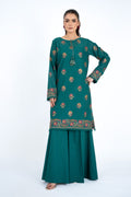 Embroidered Green Lawn 2-Piece Unstitched Suit by The Fabric Store