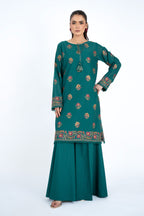 Embroidered Green Lawn 2-Piece Unstitched Suit by The Fabric Store