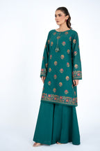 Embroidered Green Lawn 2-Piece Unstitched Suit by The Fabric Store, photo 4