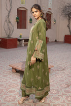 Embroidered Green Lawn 2-Piece Unstitched Suit by The Fabric Store, photo 3