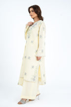 Embroidered Yellow Lawn 3-Piece Unstitched Suit by The Fabric Store, photo 3