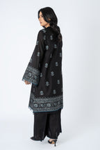 Embroidered Black Lawn 2-Piece Unstitched Suit by The Fabric Store, photo 2