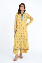 Embroidered Yellow Lawn 2-Piece Unstitched Suit by The Fabric Store