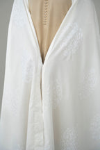 Embroidered White Lawn Unstitched Shirt by The Fabric Store, photo 5