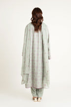 Embroidered & Embellished Green Karandi Lawn 3-Piece Unstitched Suit by The Fabric Store, photo 2