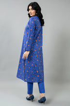 Printed Blue Slub Khaddar 2-Piece Pret Suit by The Fabric Store, photo 2