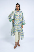 Printed Beige Lawn 2-Piece Unstitched Suit by The Fabric Store