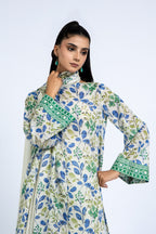 Printed Beige Lawn 2-Piece Unstitched Suit by The Fabric Store, photo 3