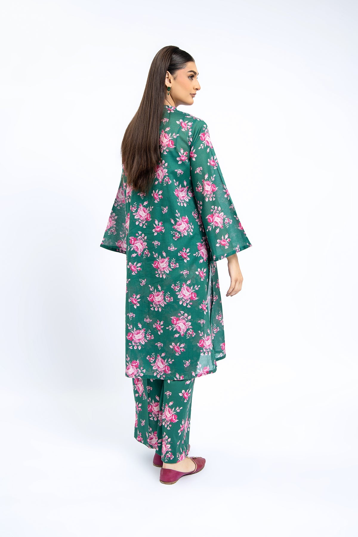 Printed Green Lawn 2-Piece Pret Suit by The Fabric Store, photo 2