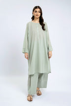 Sea Green Lawn 2-Piece Pret Suit by The Fabric Store
