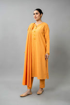 Yarn Dyed Yellow Yarn Dyed Khaddar 3-Piece Pret Suit by The Fabric Store, photo 5