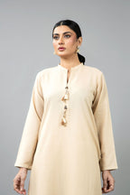 Beige Karandi Lawn 2-Piece Pret Suit by The Fabric Store, photo 4