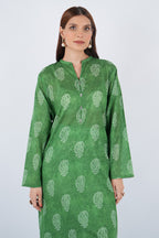 Printed Green Lawn 2-Piece Pret Suit by The Fabric Store, photo 3