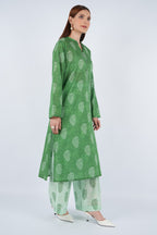 Printed Green Lawn 2-Piece Pret Suit by The Fabric Store, photo 4