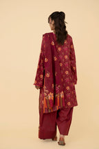 Printed Pink Lawn 3-Piece Unstitched Suit by The Fabric Store, photo 3