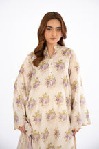 Printed White Lawn 3-Piece Unstitched Suit by The Fabric Store, photo 3