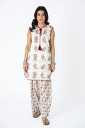 Printed White Lawn 2-Piece Unstitched Suit by The Fabric Store